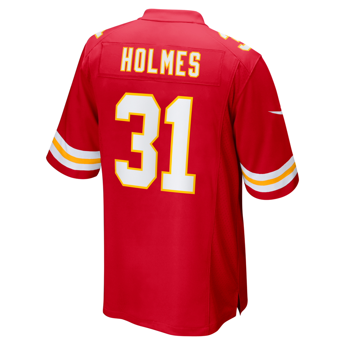 Kansas City Chiefs Priest Holmes Red Game Retired Player Jersey