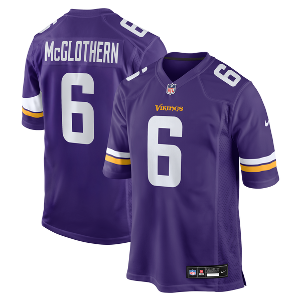 Minnesota Vikings Dwight McGlothern Nike Purple Team Game Jersey