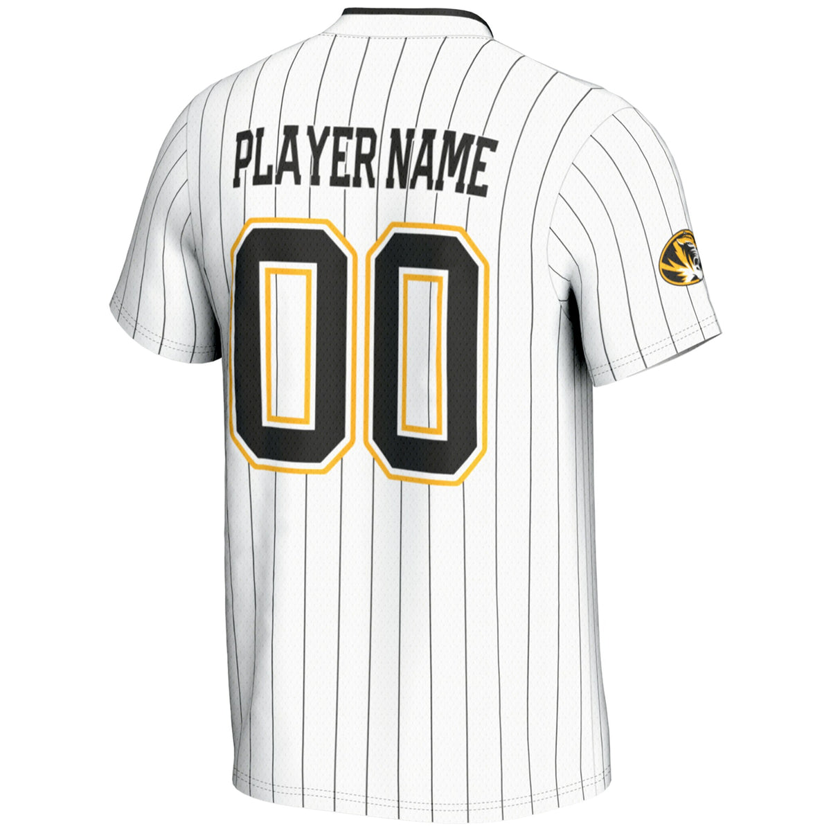 Missouri Tigers GameDay Greats NIL Pick-A-Player Lightweight Softball Jersey - White
