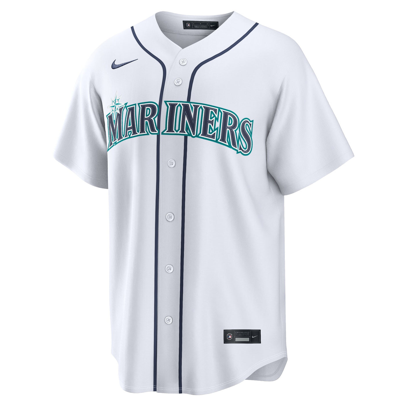 Seattle Mariners Cole Young Nike White Home Replica Jersey