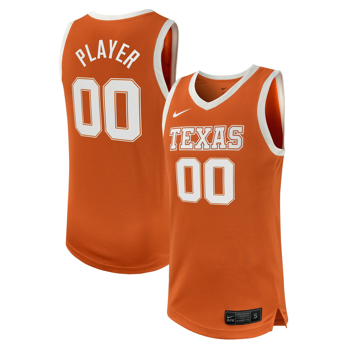 Texas Longhorns NIL Pick-A-Player Basketball Replica Jersey - Texas Orange