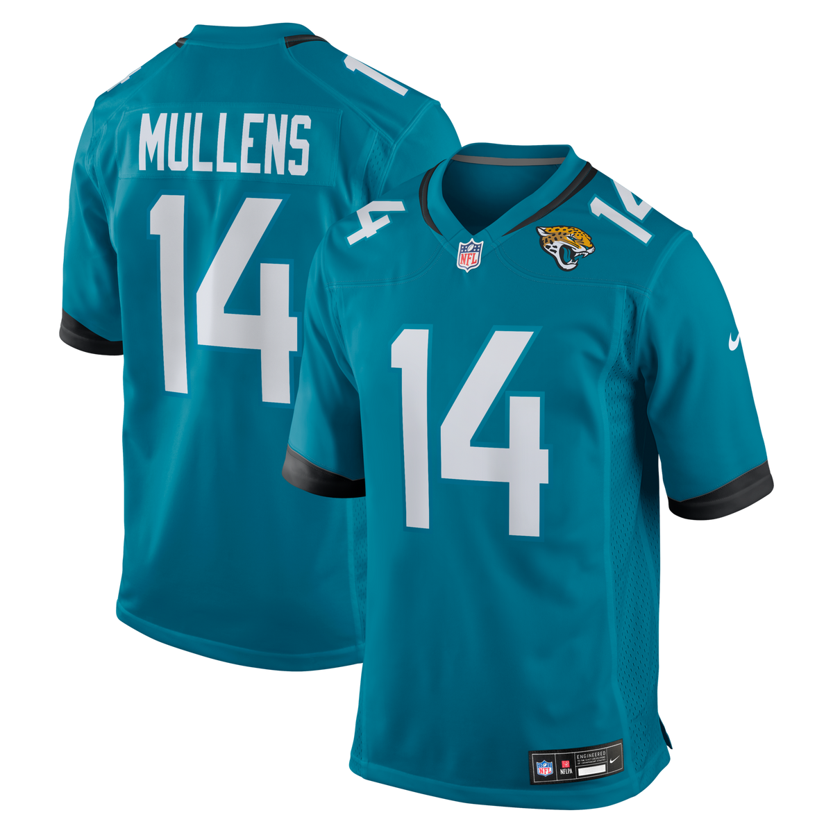 Jacksonville Jaguars Nick Mullens Teal Team Game Jersey