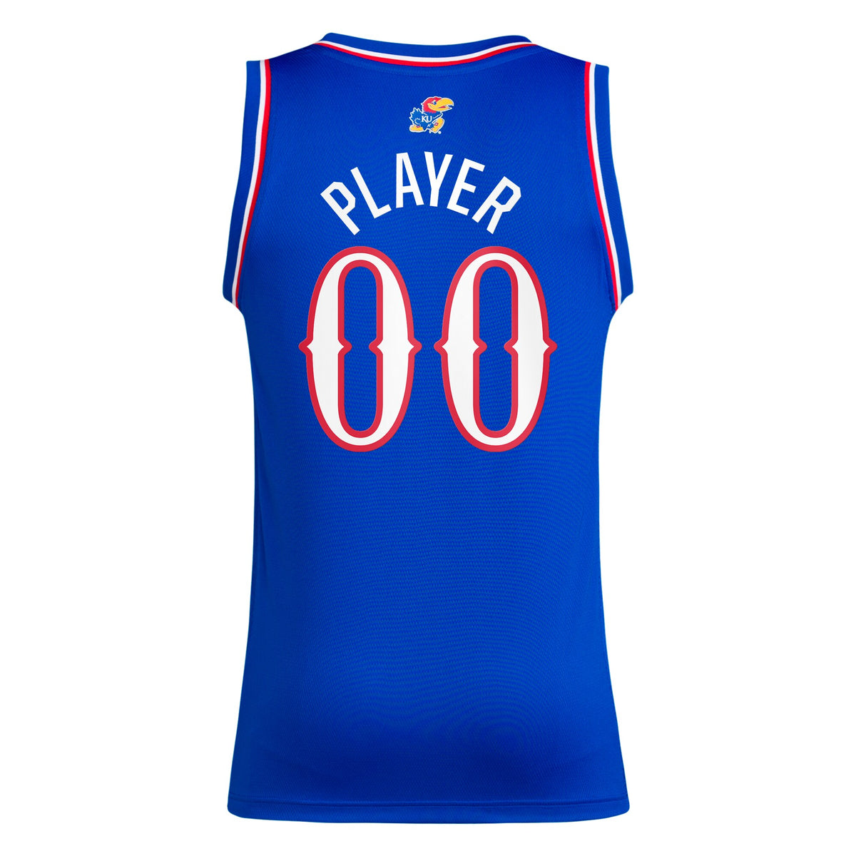 Kansas Jayhawks Pick-A-Player NIL Basketball Jersey - Royal