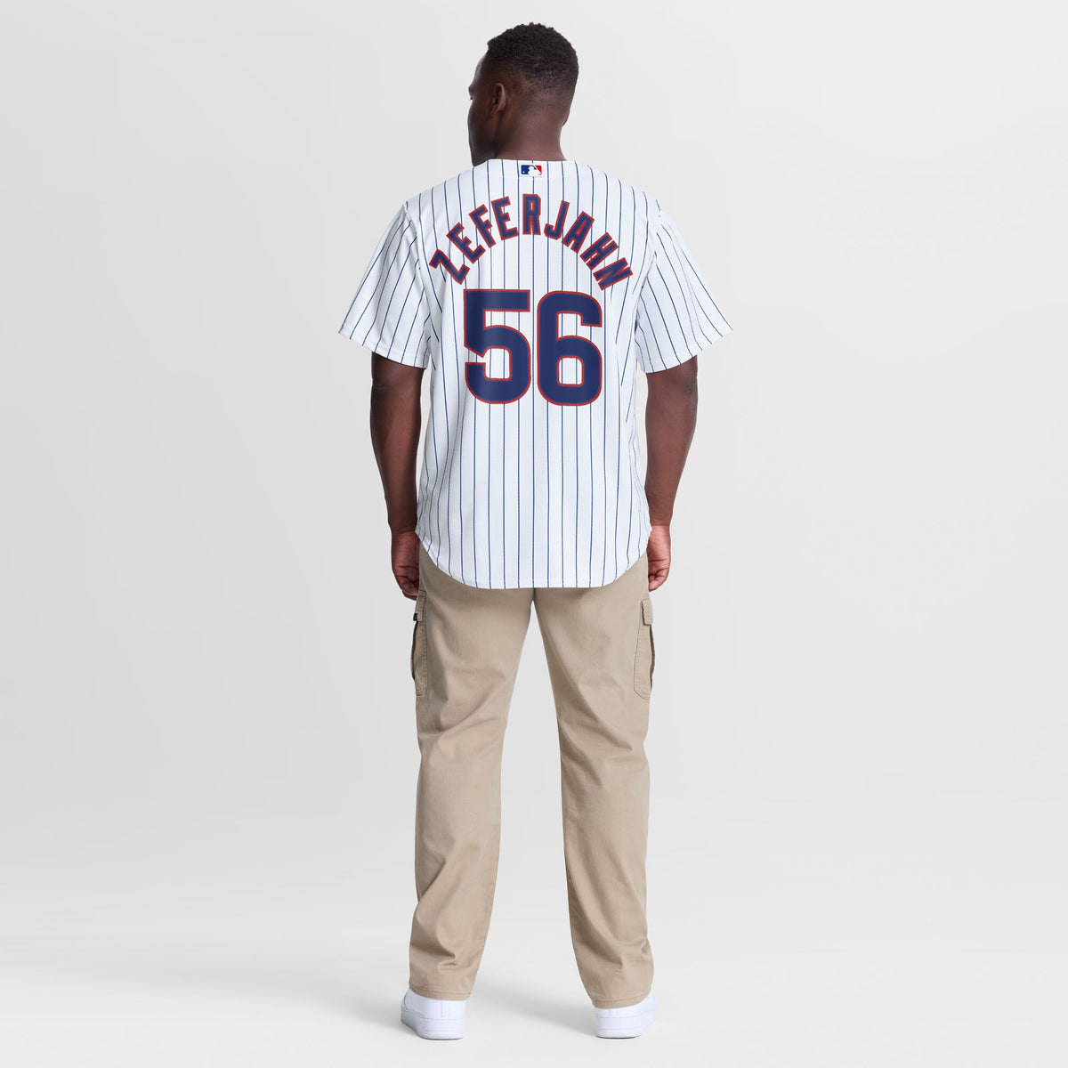 Chicago Cubs Ryan Zeferjahn White Home Replica Jersey