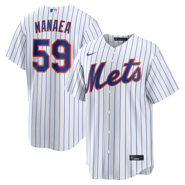 New York Mets Sean Manaea White Home Replica Jersey