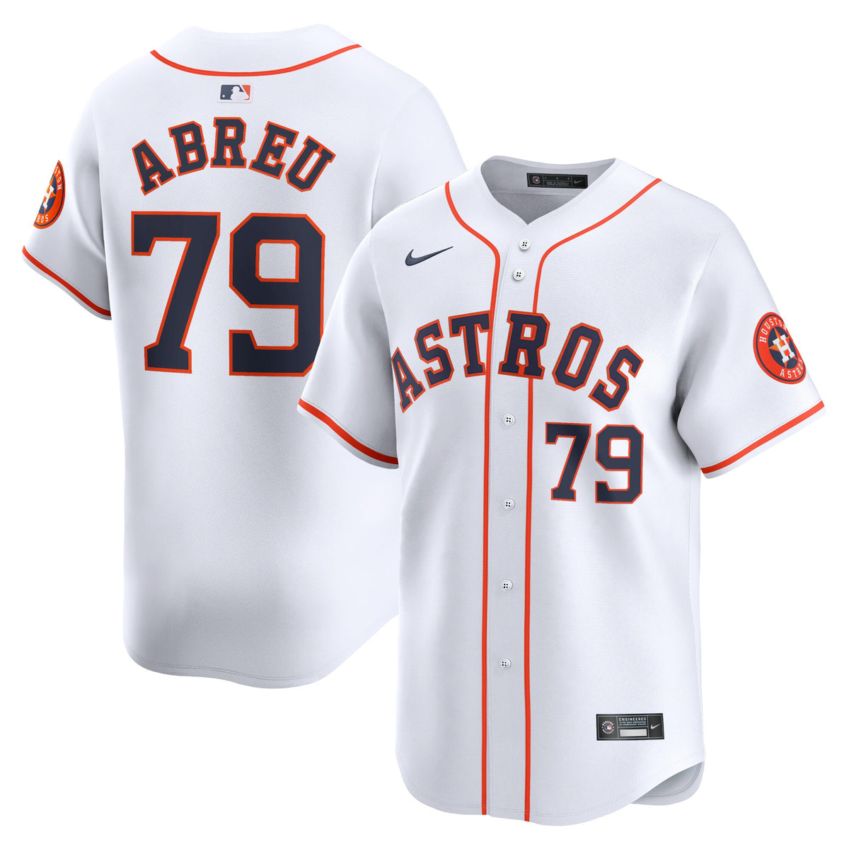 Houston Astros Jose Abreu White Home Limited Player Jersey
