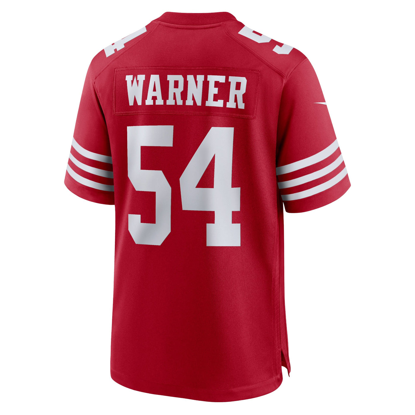 San Francisco 49ers Fred Warner Nike Scarlet Player Game Jersey