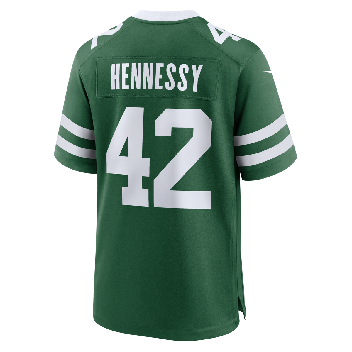 New York Jets Thomas Hennessy Legacy Green Team Game Jersey