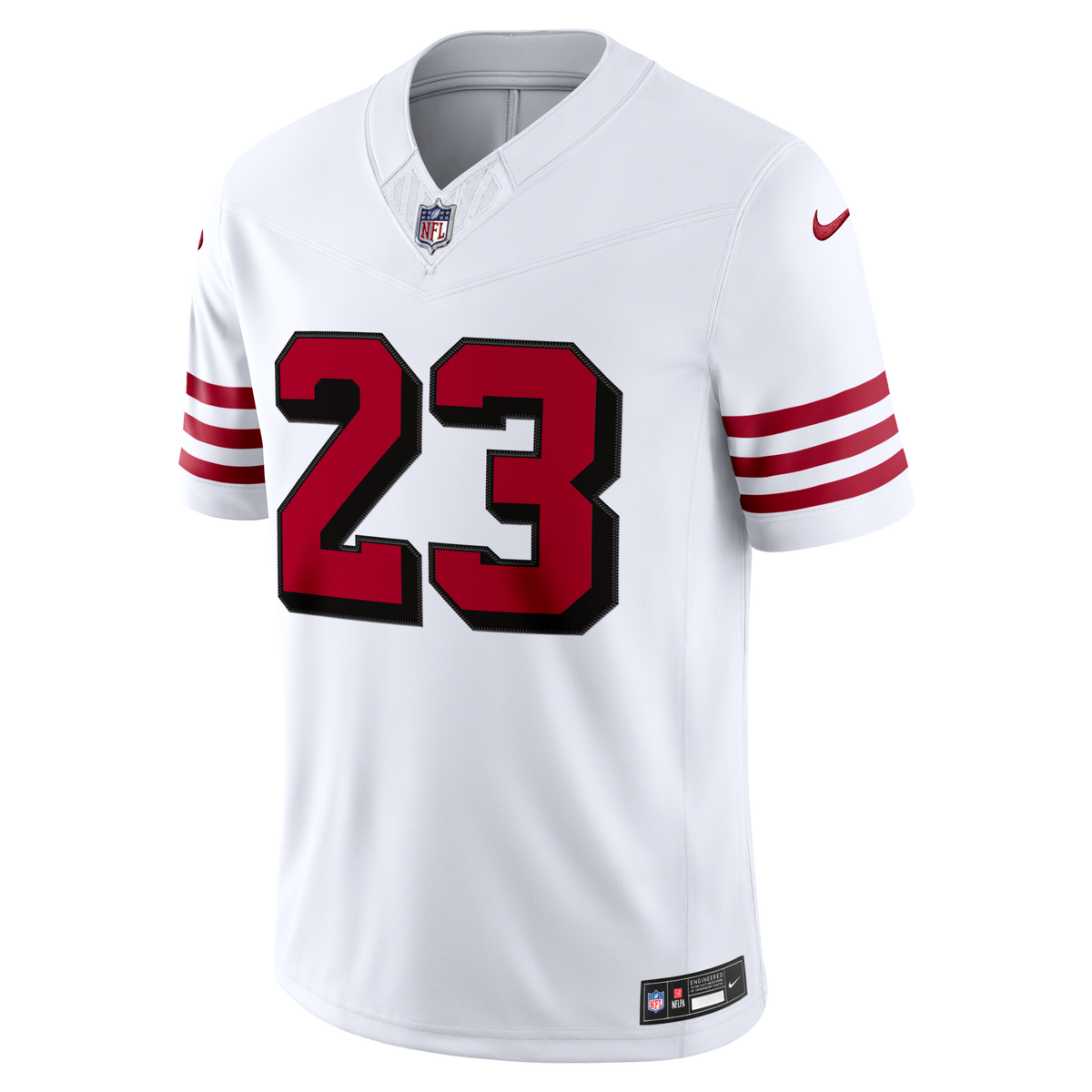 San Francisco 49ers Christian McCaffrey White Alternate Vapor F.U.S.E. Stitched Limited Jersey