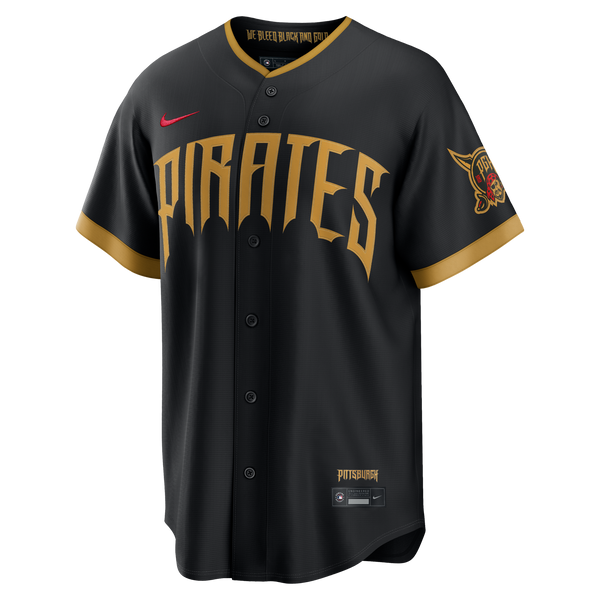 Pittsburgh Pirates Oneil Cruz Nike Black 2026 City Connect Stadium Jersey