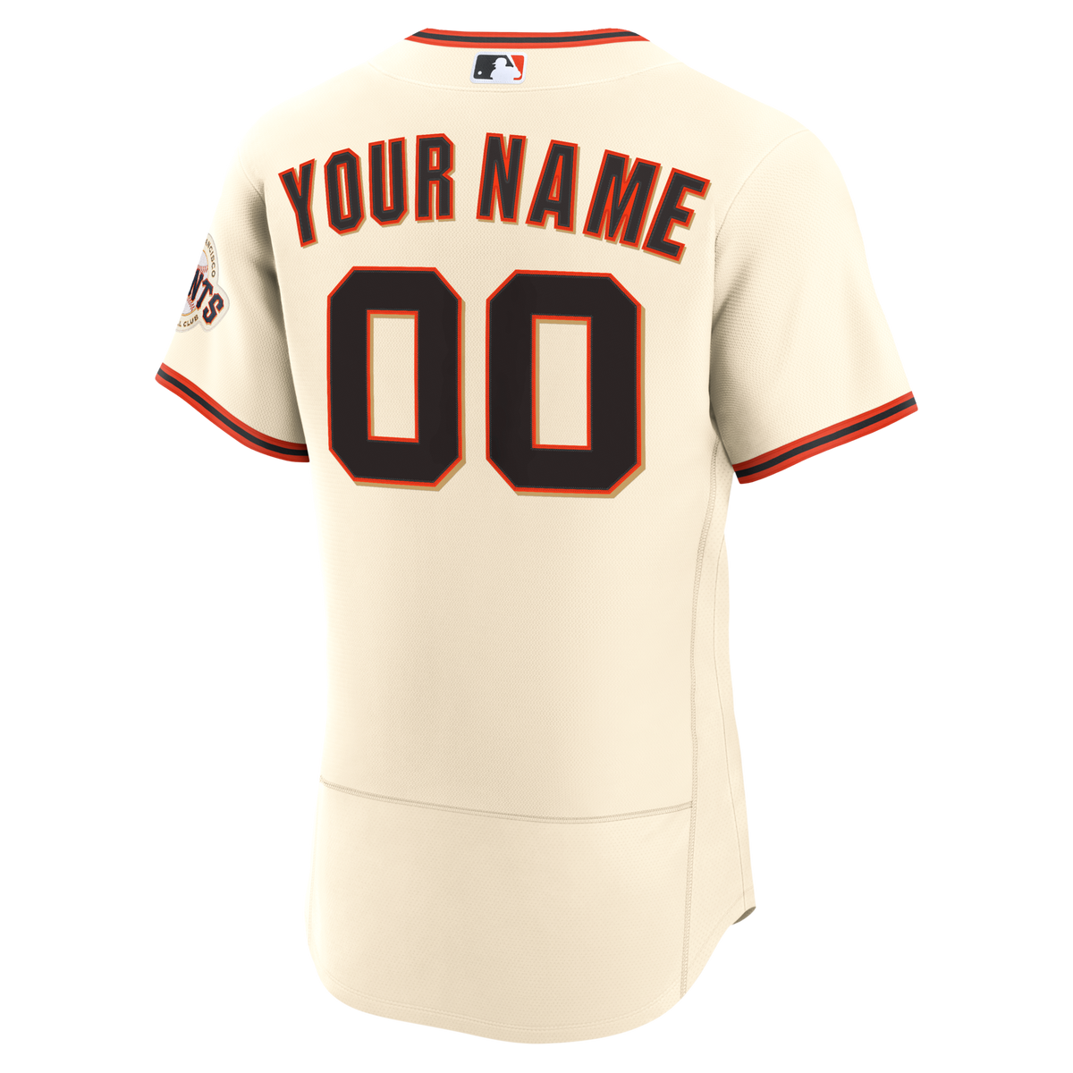 San Francisco Giants Cream Home Authentic Custom Jersey