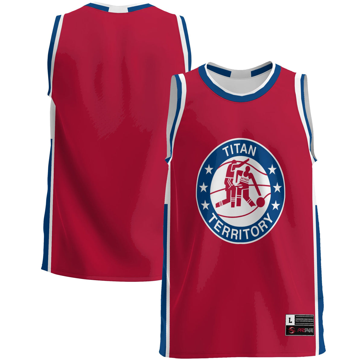 Detroit Mercy Titans GameDay Greats Lightweight Basketball Jersey - Blue