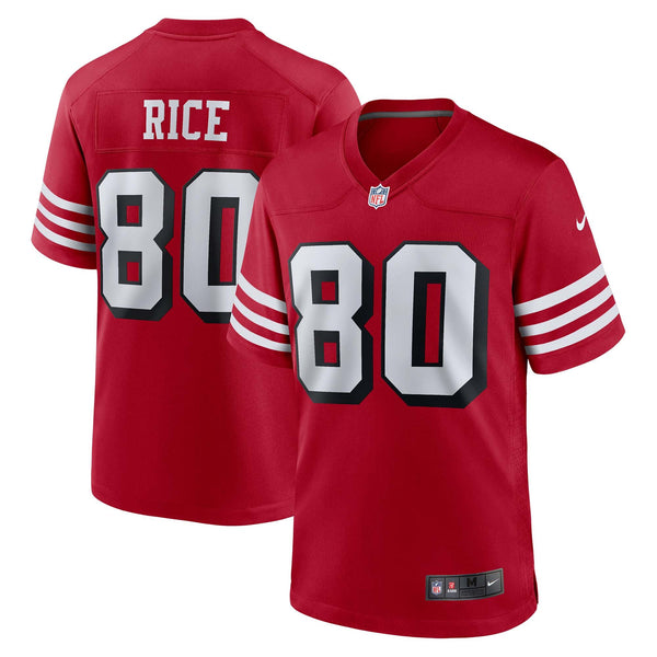San Francisco 49ers Jerry Rice Nike Scarlet Retired Player Alternate Game Jersey