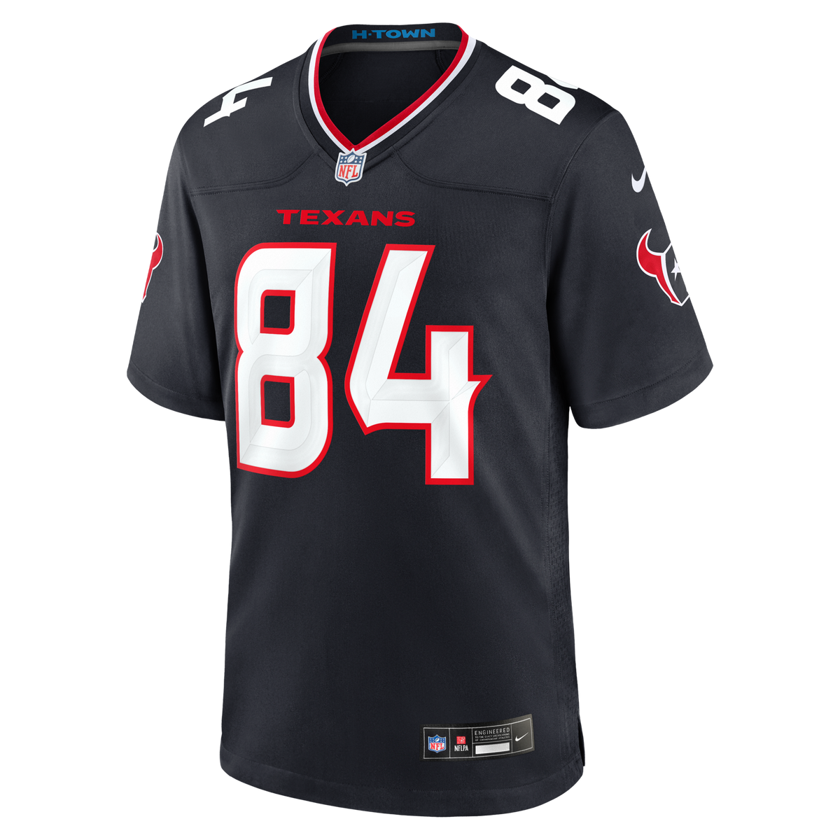 Houston Texans Justin Watson Navy Team Game Jersey