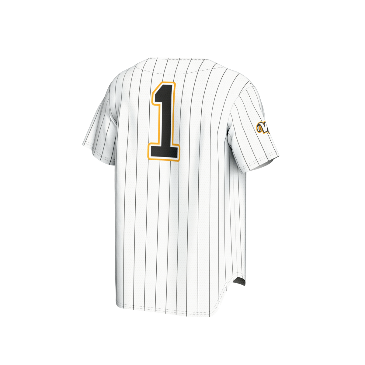#1 VCU Rams GameDay Greats Lightweight Baseball Fashion Jersey - White