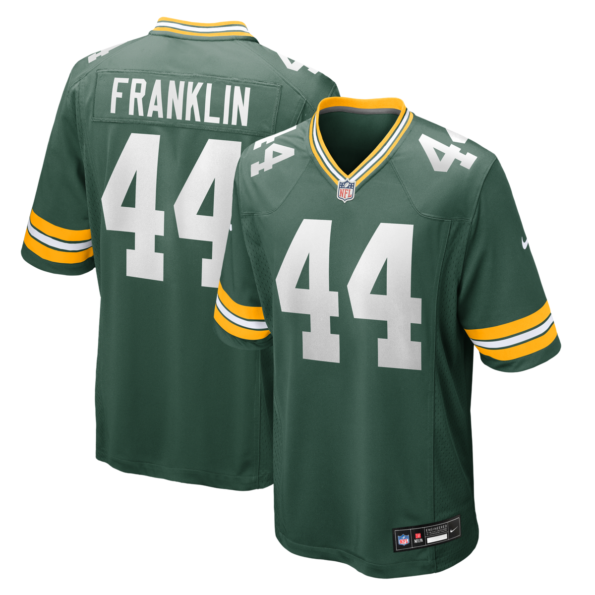 Green Bay Packers Zaire Franklin Green Game Jersey