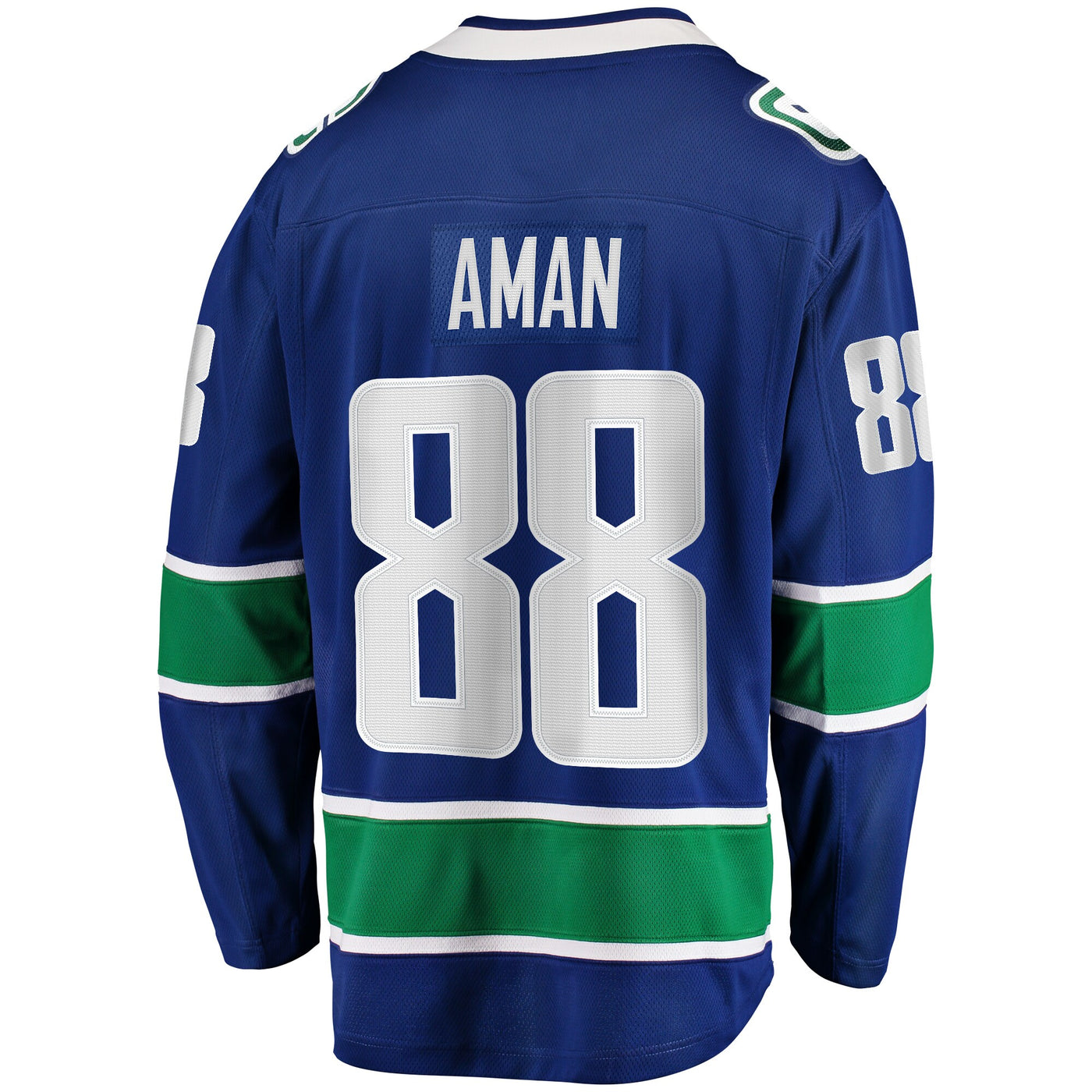 Vancouver Canucks Nils Aman Fanatics Blue Home Premier Breakaway Player Jersey