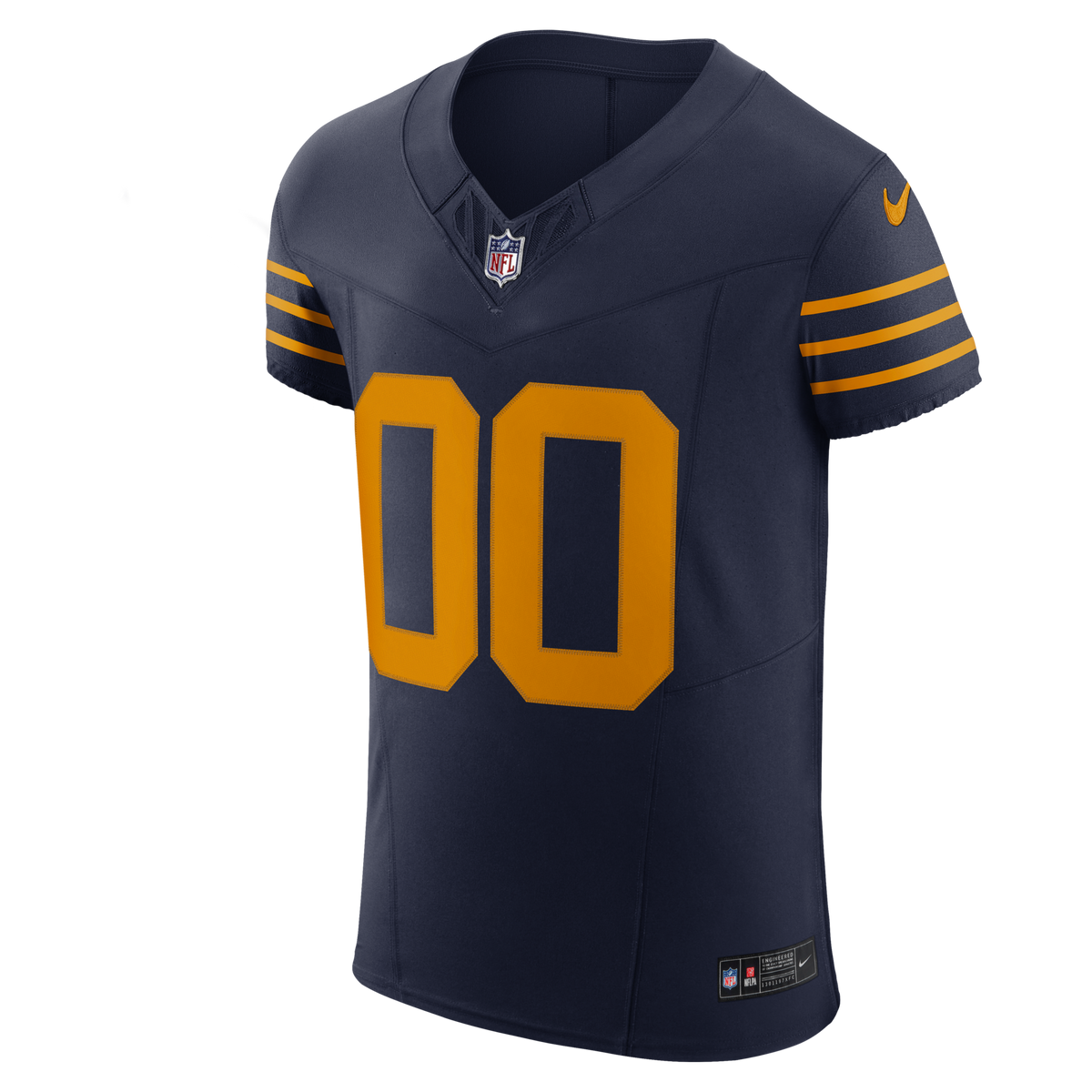 Green Bay Packers Navy Alternate Vapor F.U.S.E. Elite Custom Jersey