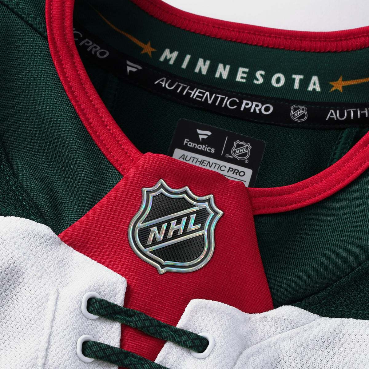 Minnesota Wild Fanatics White Away Authentic Pro Jersey