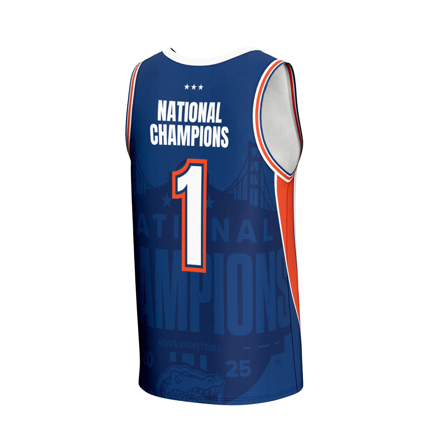 GameDay Greats White Florida Gators 2025 NCAA Basketball National Champions Commemorative Fashion Jersey