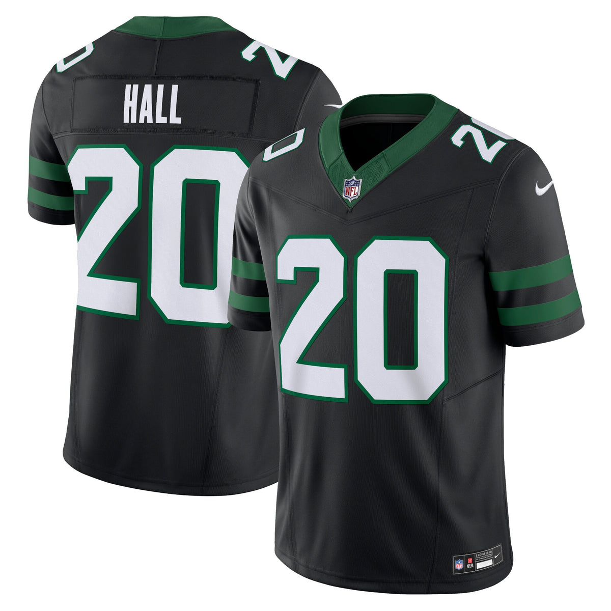 New York Jets Breece Hall Legacy Black Alternate Vapor F.U.S.E. Limited Jersey