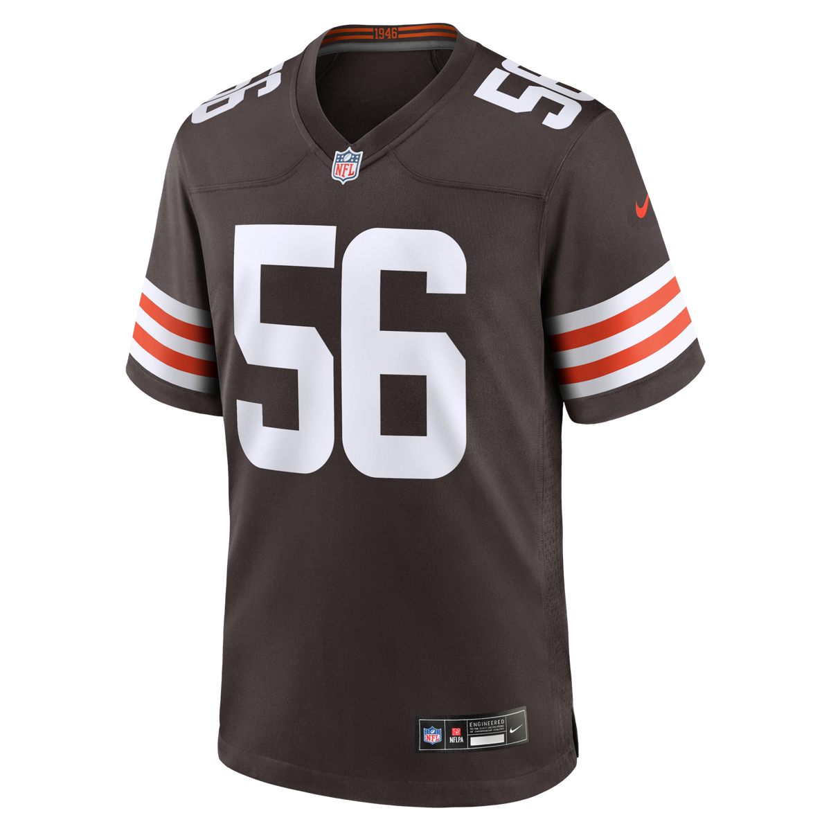 Cleveland Browns Luke Wypler Brown Team Game Jersey