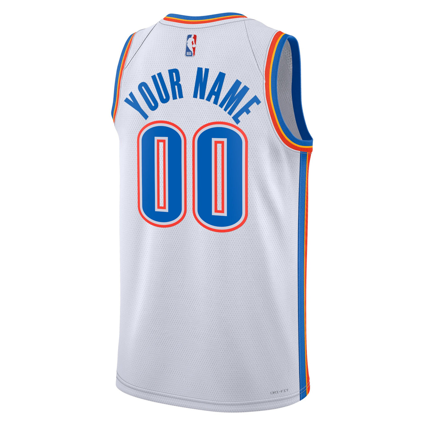 Oklahoma City Thunder Nike Association Swingman Jersey - Custom