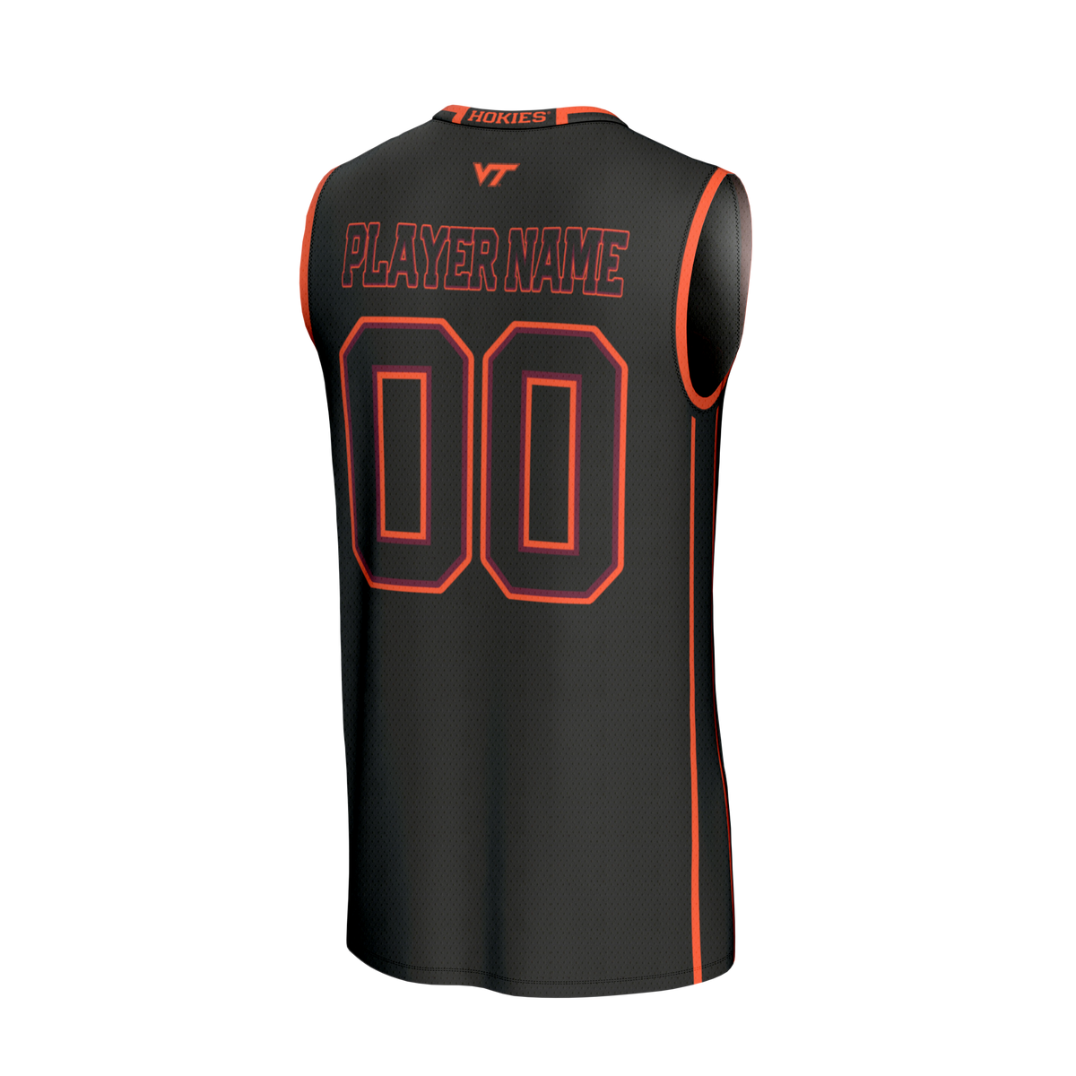 Virginia Tech Hokies GameDay Greats Lightweight Collegiate Basketball NIL Pick-A-Player Fashion Jersey - Black
