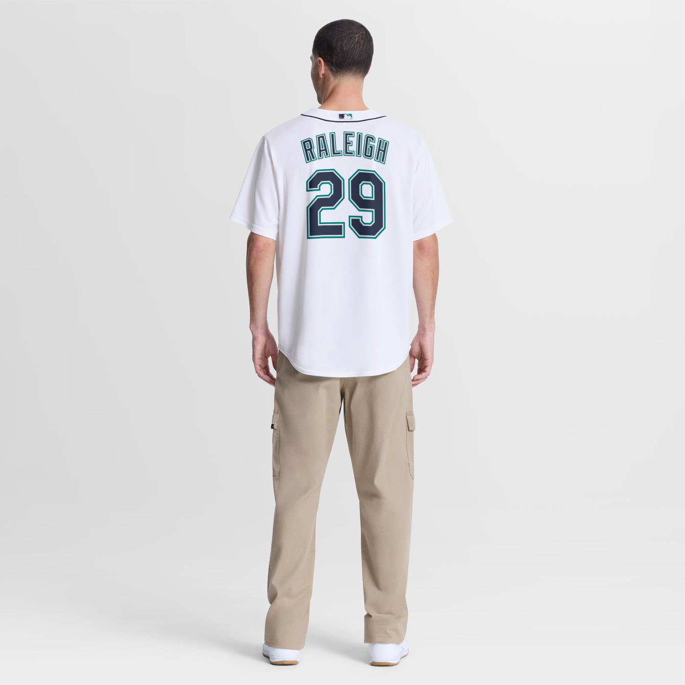 Seattle Mariners Cal Raleigh Nike White Home Replica Jersey