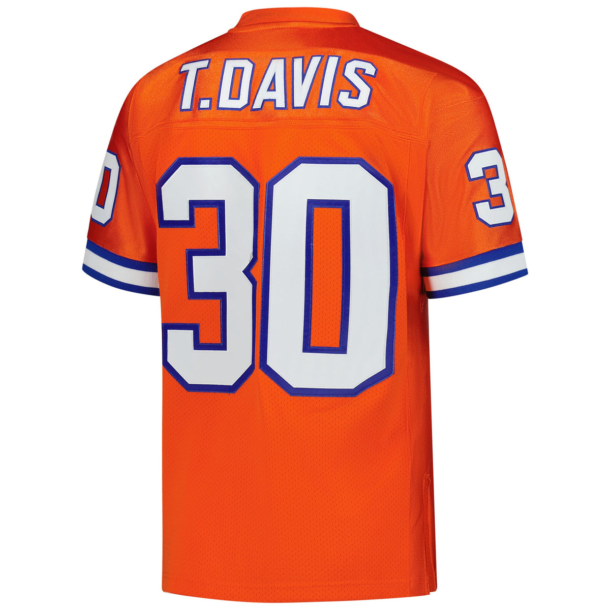 Denver Broncos Terrell Davis Mitchell & Ness Orange 1995 Authentic Throwback Retired Player Jersey