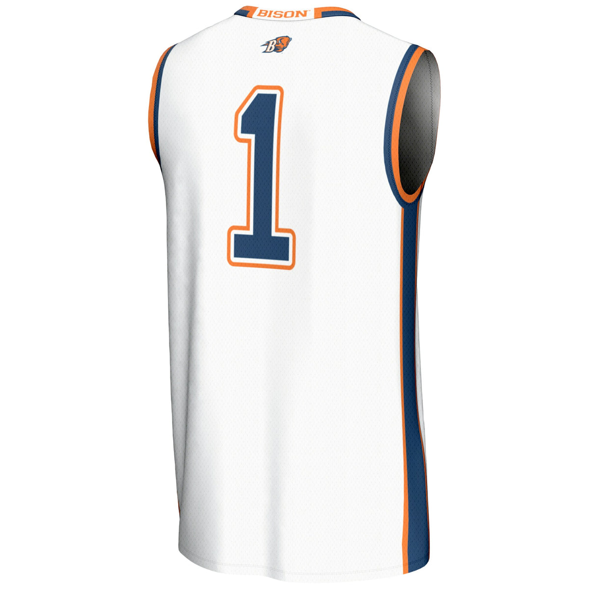 #1 Bucknell Bison GameDay Greats Lightweight Basketball Jersey - White