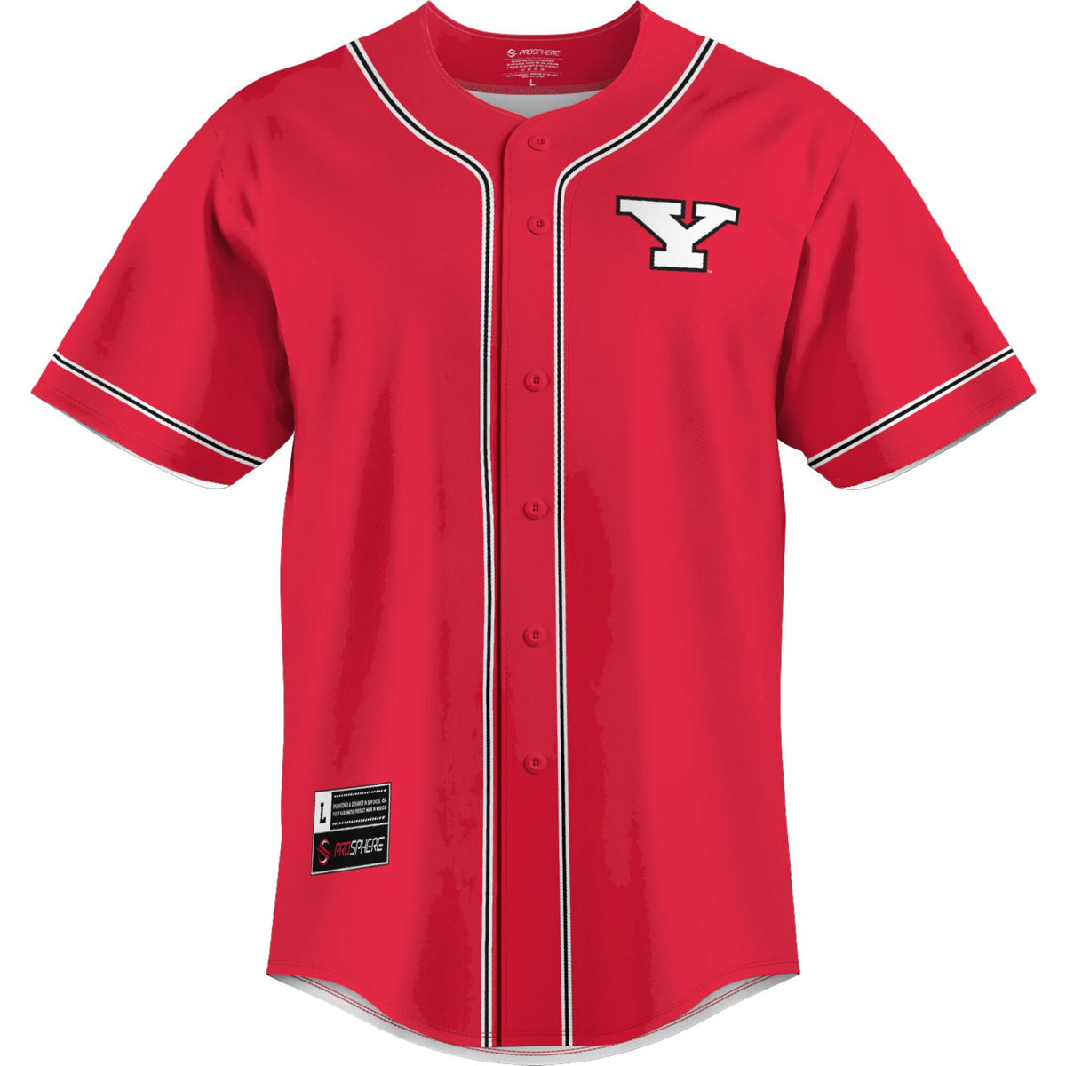 Youngstown State Penguins GameDay Greats Lightweight Baseball Jersey - Red