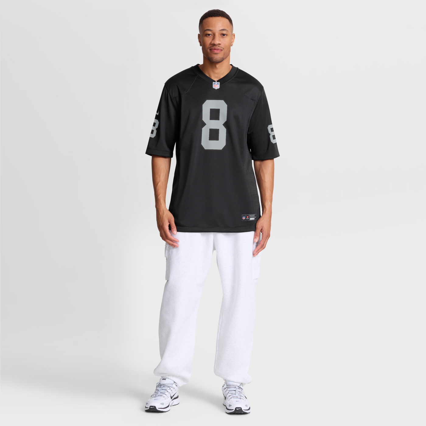Las Vegas Raiders Kirk Cousins Nike Black Team Game Jersey