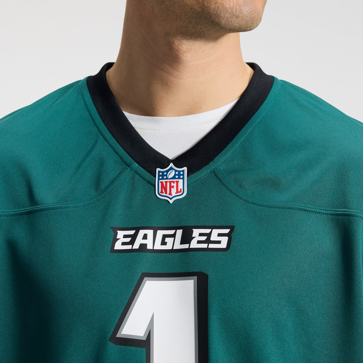 Philadelphia Eagles Jalen Hurts Midnight Green Team Game Jersey