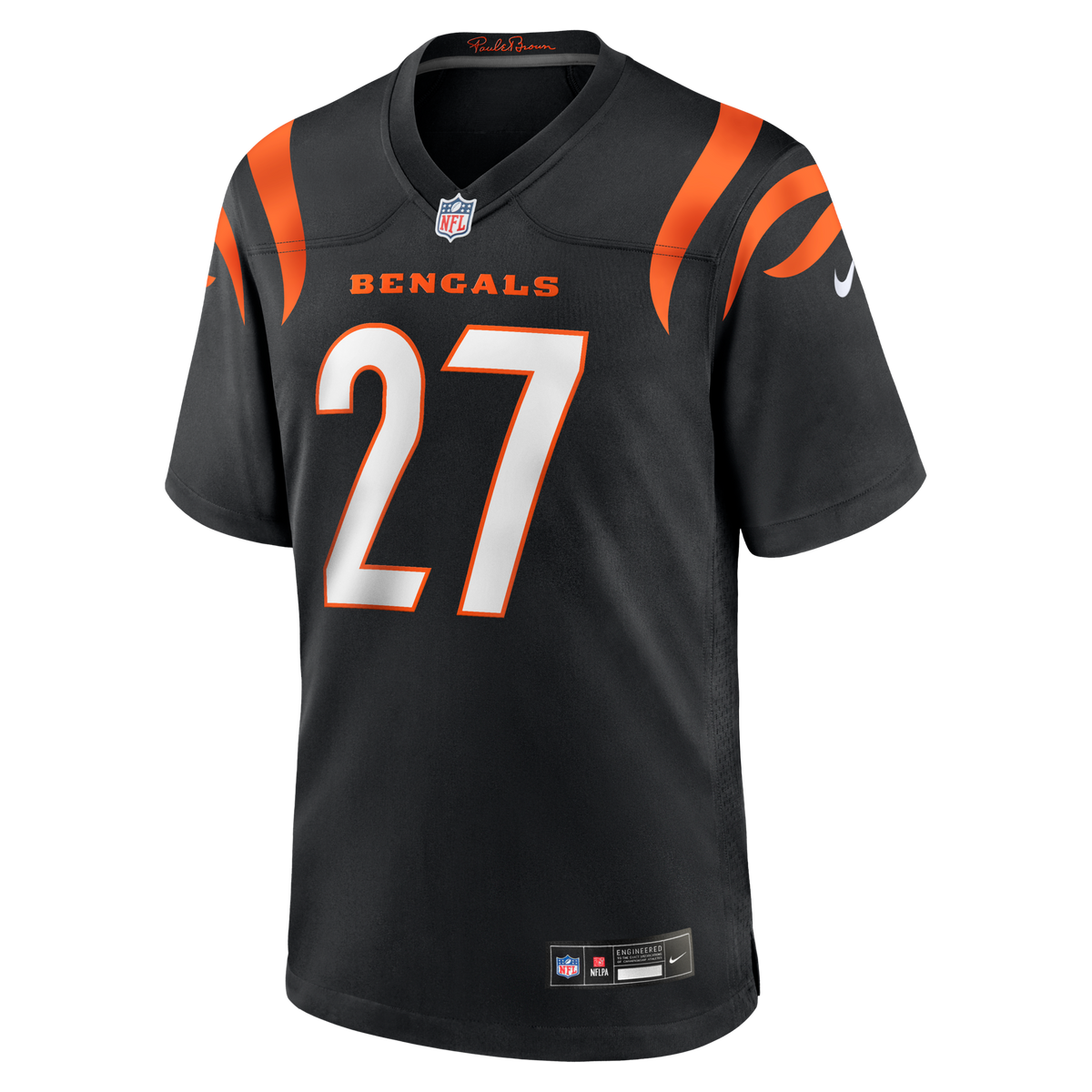Cincinnati Bengals Jordan Battle Black Team Game Jersey