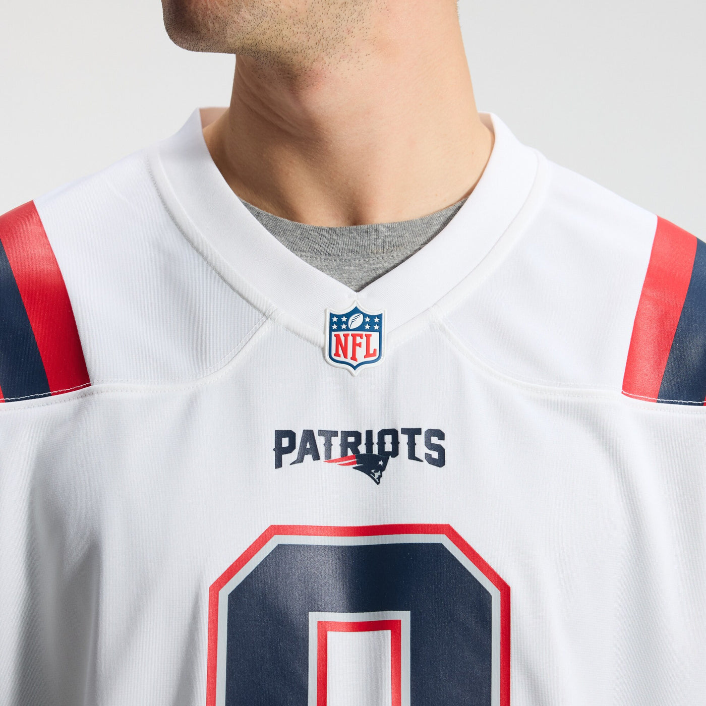 New England Patriots Christian Gonzalez Nike White Game Jersey