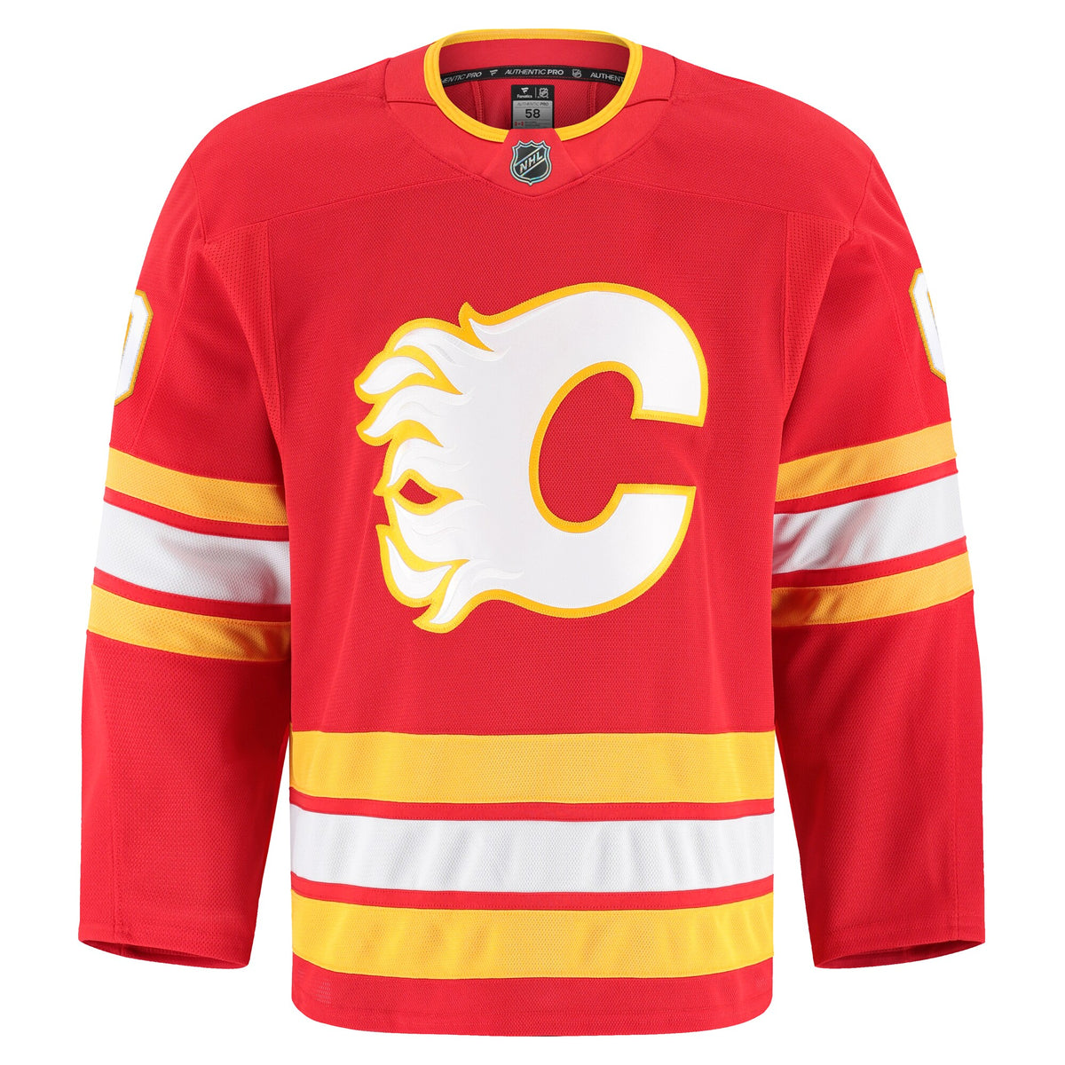 Calgary Flames Fanatics Red Home Authentic Pro Custom Jersey
