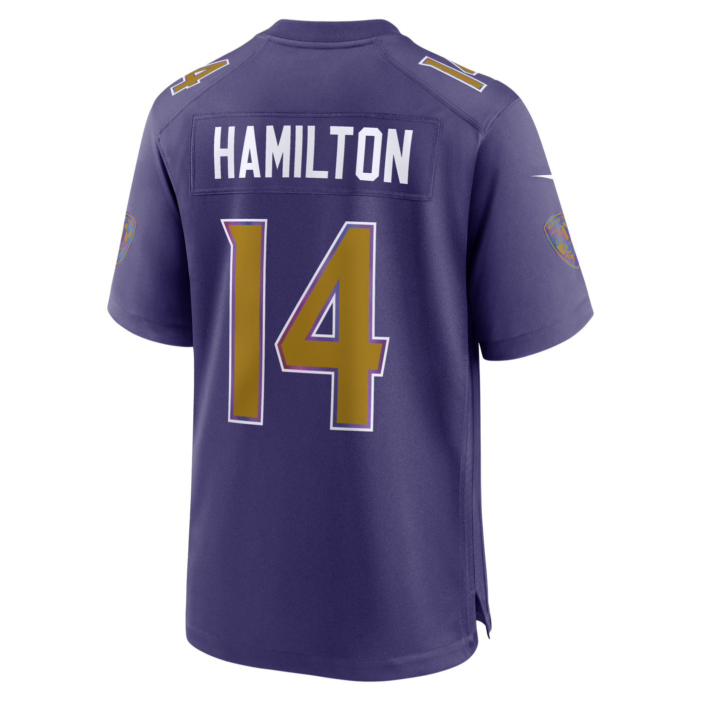 Baltimore Ravens Kyle Hamilton Nike Purple Alternate Game Jersey