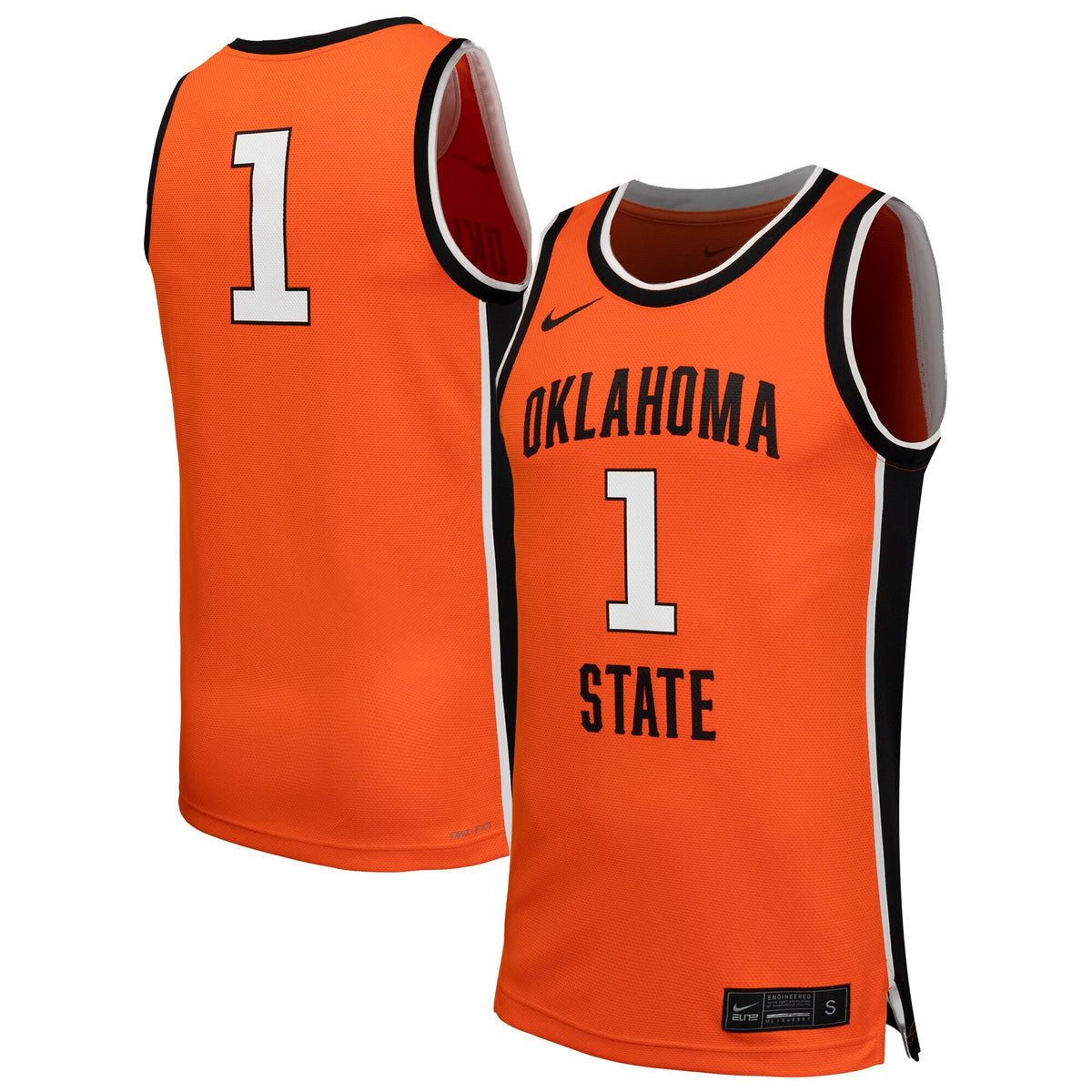 #1 Oklahoma State Cowboys Replica Basketball Jersey - Orange