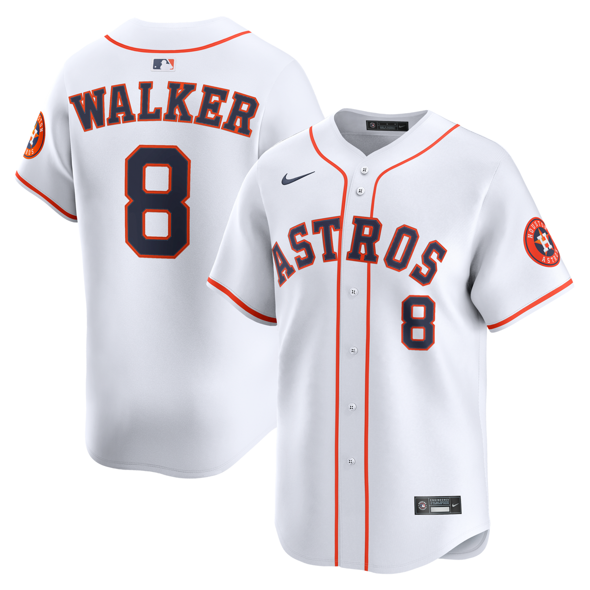 Houston Astros Christian Walker White Home Limited Player Jersey