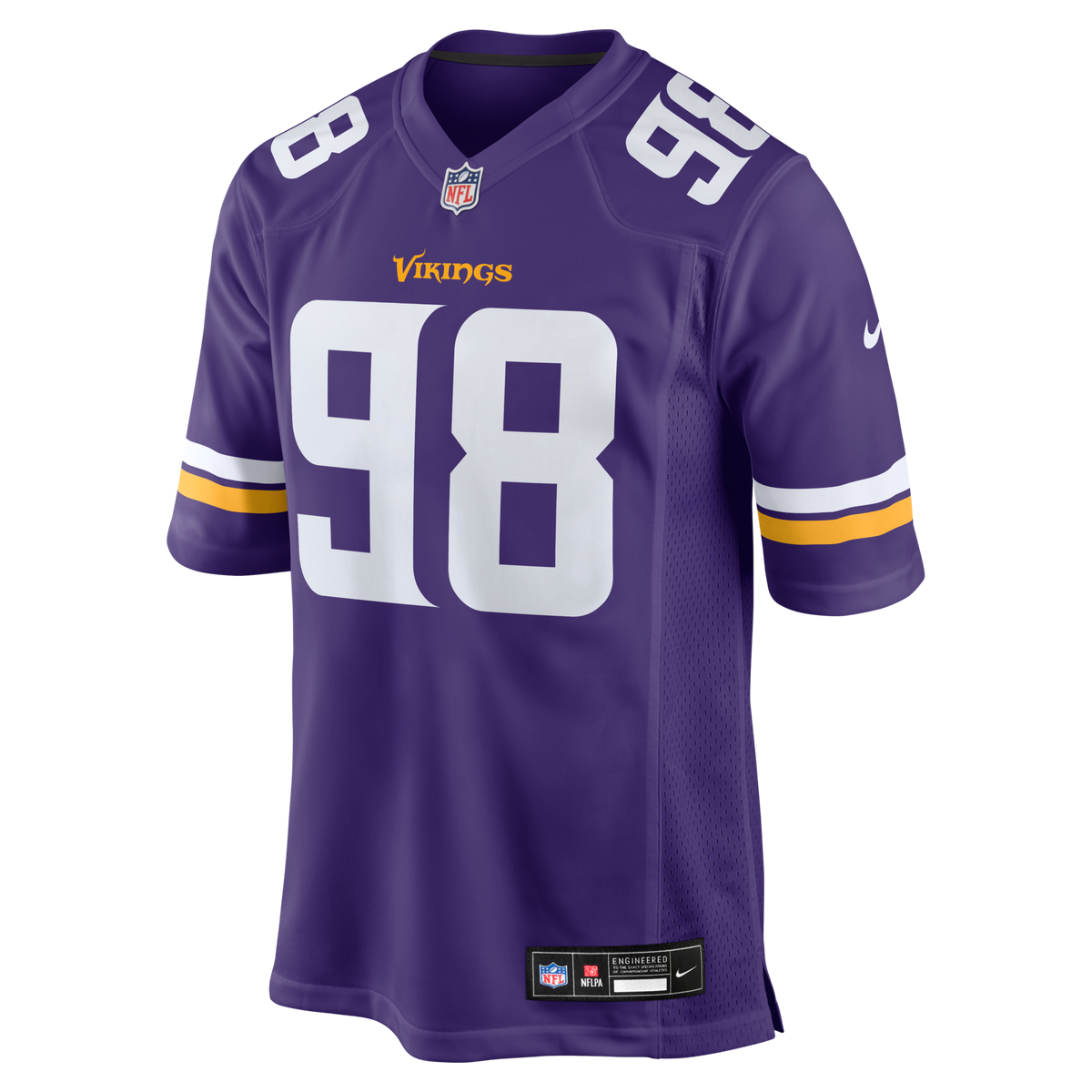 Minnesota Vikings Bo Richter Purple Team Game Jersey