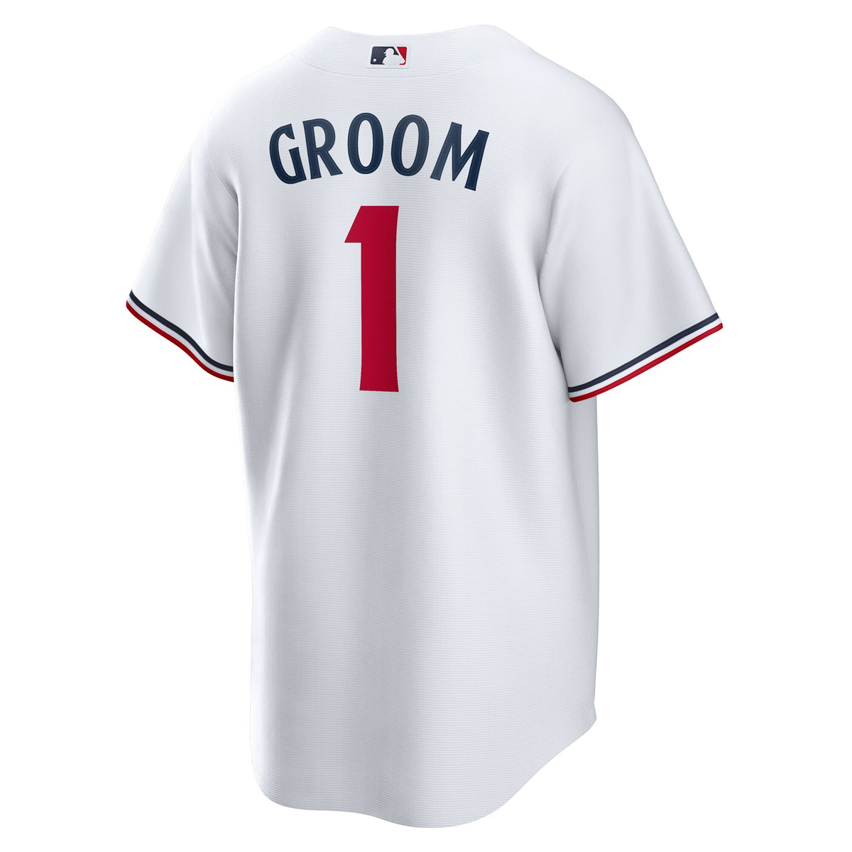 Minnesota Twins White #1 Groom Home Replica Jersey