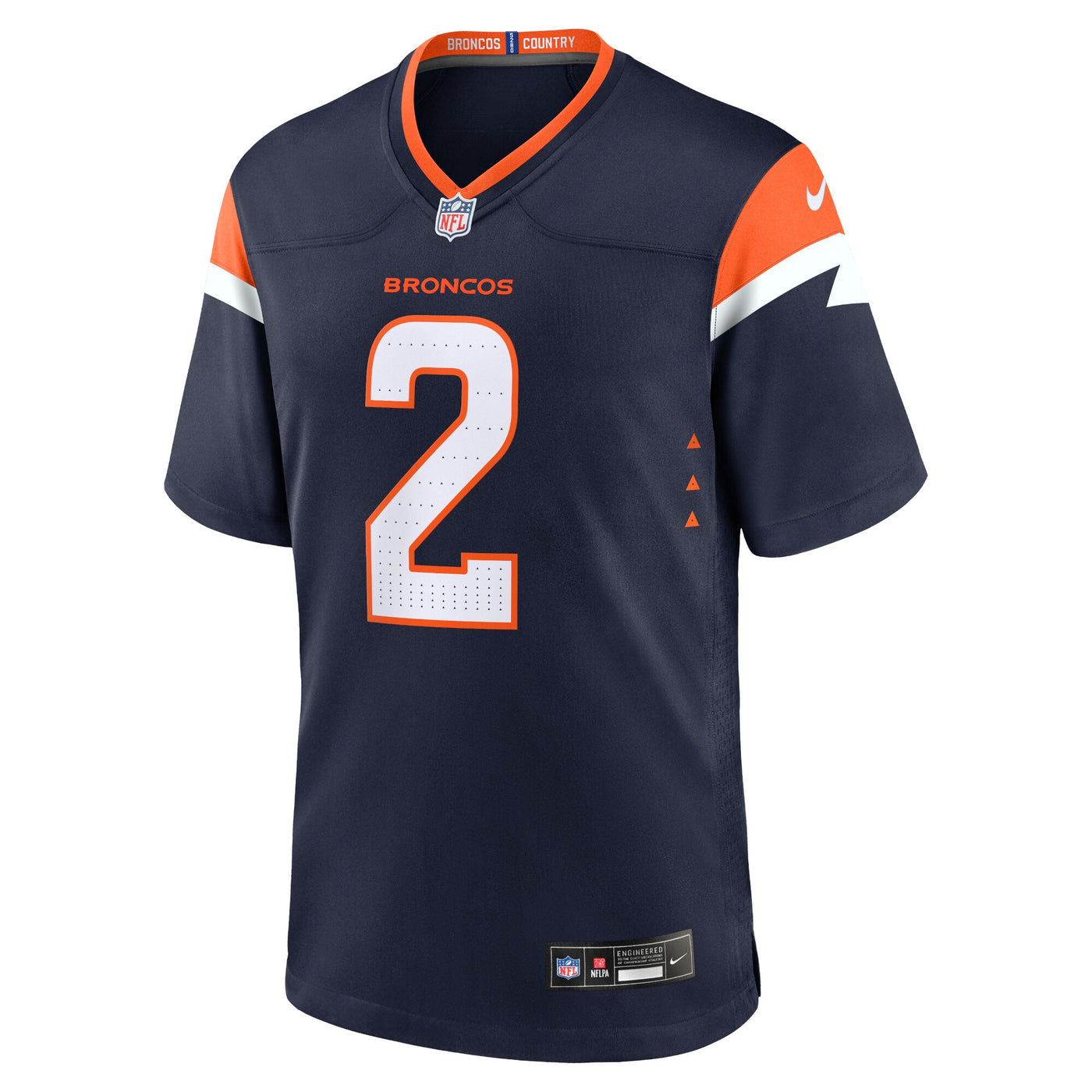 Denver Broncos Patrick Surtain II Nike Navy Alternate Game Jersey
