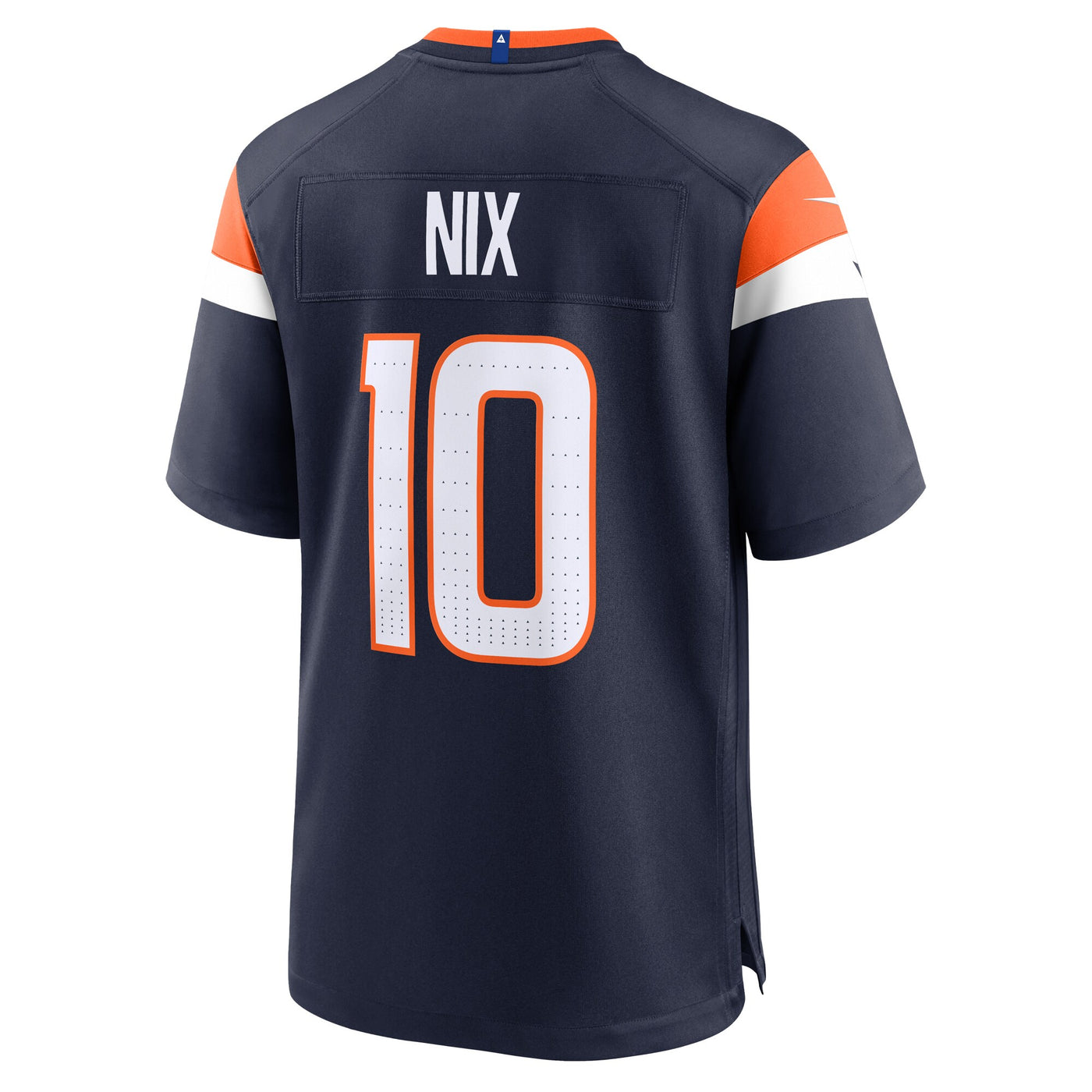 Denver Broncos Bo Nix Nike Navy Alternate Game Jersey