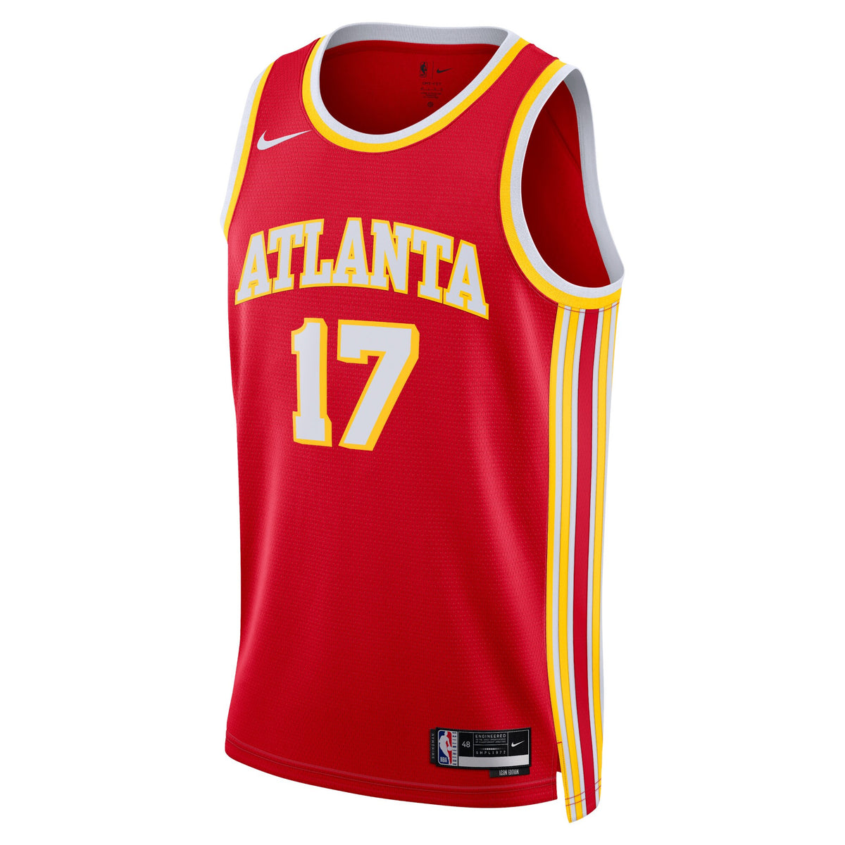 Atlanta Hawks Icon Edition Swingman Jersey - Red - Onyeka Okongwu -