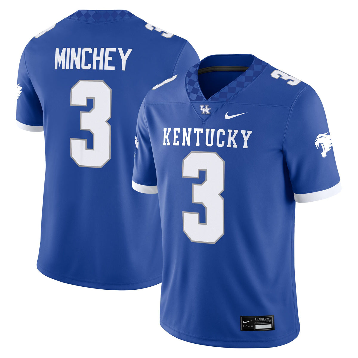 Kenny Minchey Kentucky Wildcats Home Game Jersey - Royal