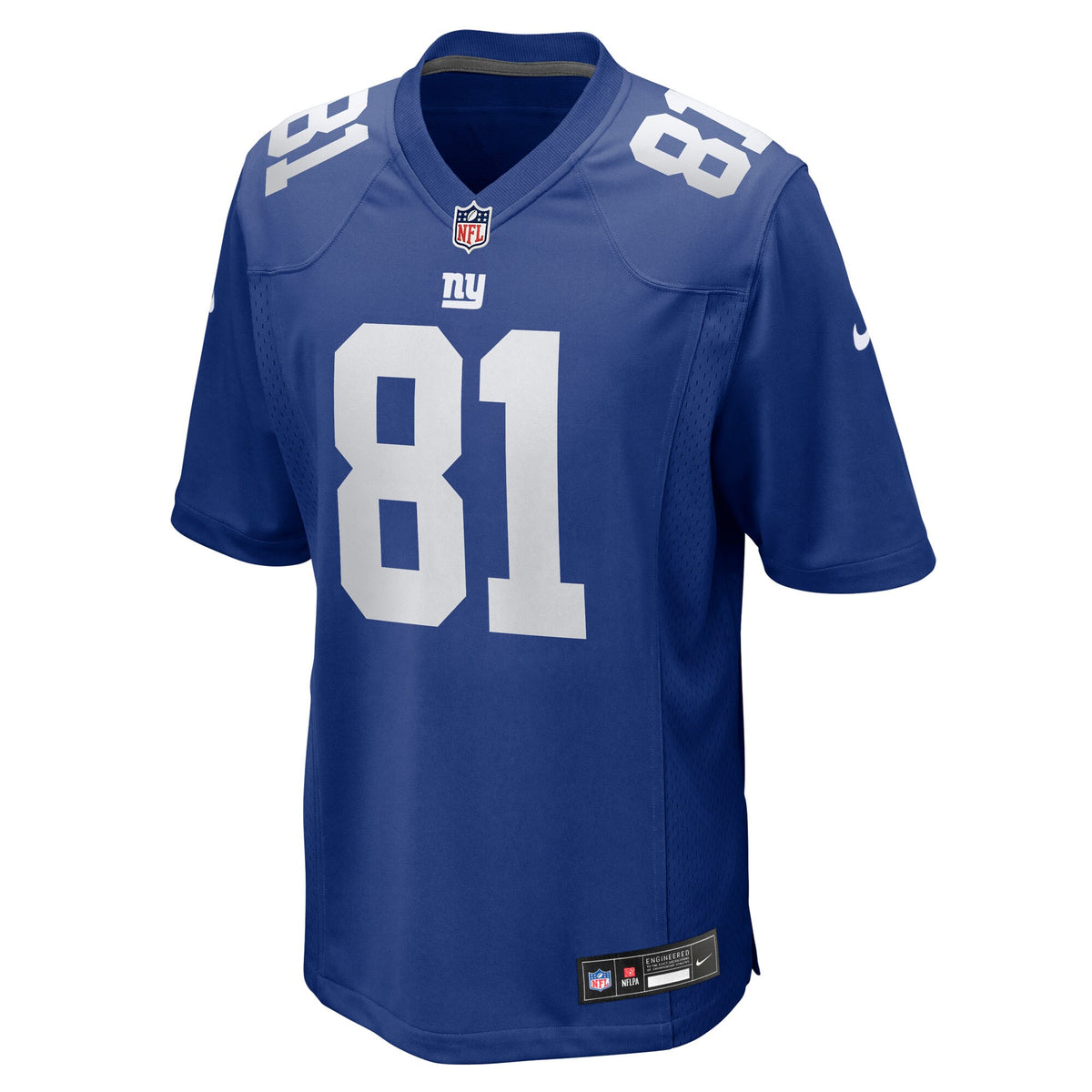 New York Giants Beaux Collins Royal Team Game Jersey