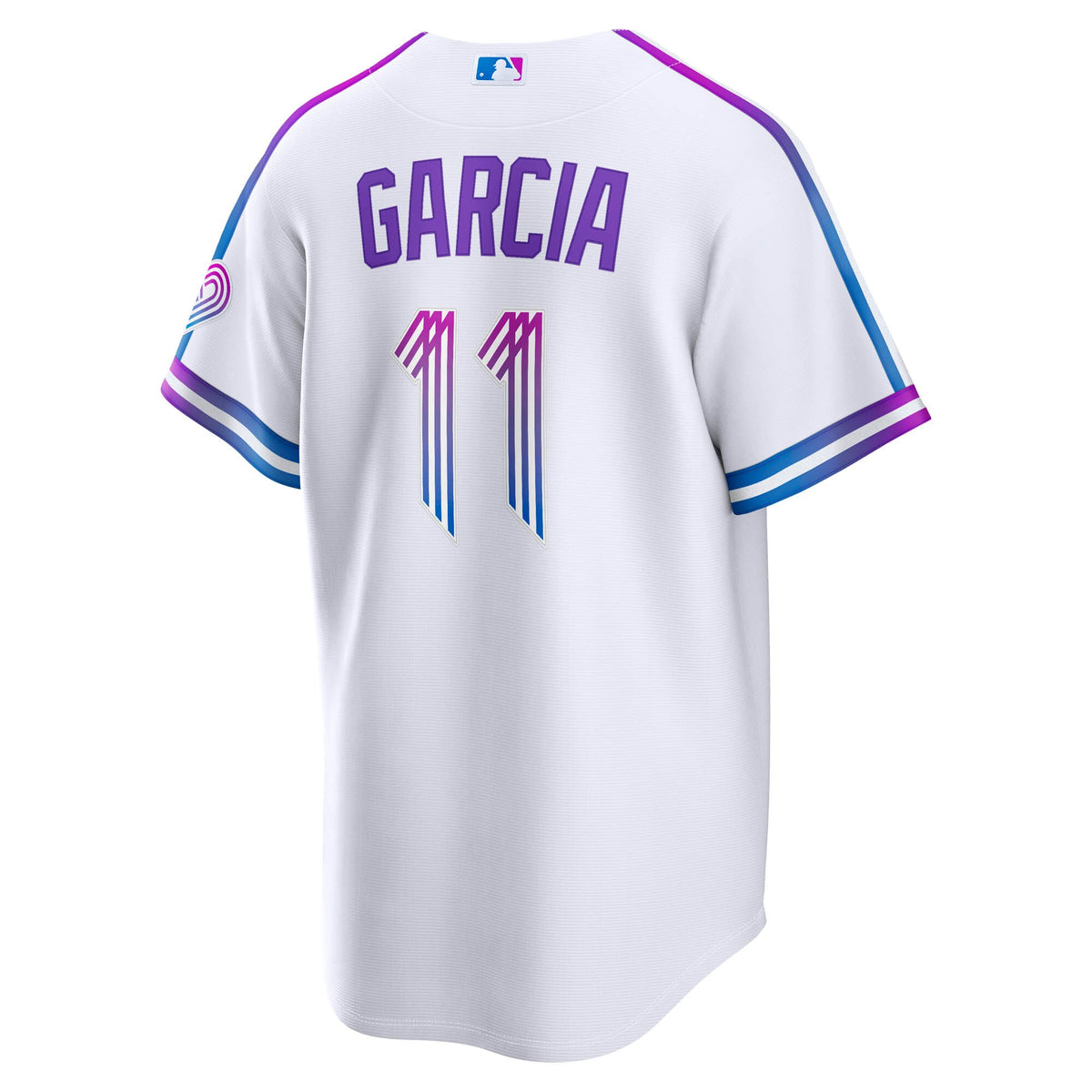 Kansas City Royals Maikel Garcia White 2026 City Connect Stadium Jersey