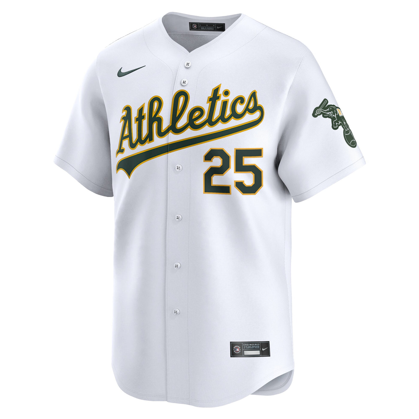 Athletics Brent Rooker Nike White Home Limited Player Jersey