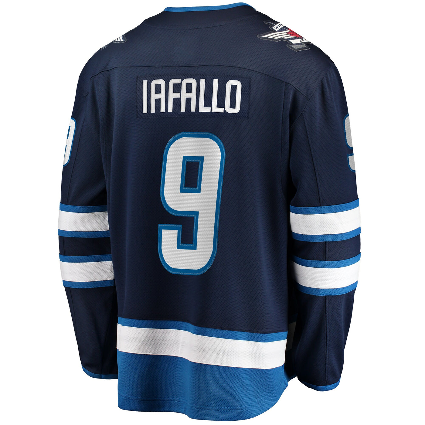 Winnipeg Jets Alex Iafallo Fanatics Navy Home Premier Breakaway Player Jersey